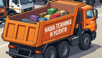 У нас появилась страница &laquo;Наша техника и услуги&raquo;: честно о том, что мы возим, на чём и за сколько