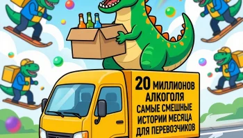 🦖 ДИНОЗАВР В КУЗОВЕ, ЛЫЖИ КУРЬЕРА И 20 МИЛЛИОНОВ АЛКОГОЛЯ